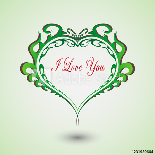 500x500 Valentine With Lace Heart