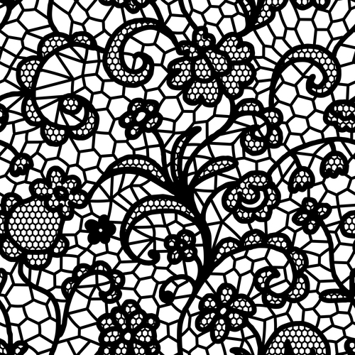 Black Lace Pattern Vector Design Free Download 500x500 Black Lace Pattern Vector Design Free Download