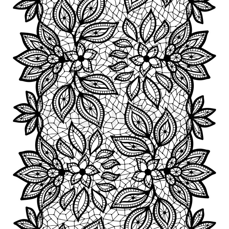 Old Lace Seamless Pattern, Ornamental Stock Vector Colourbox 800x800 Old Lace Seamless Pattern, Ornamental Stock Vector Colourbox