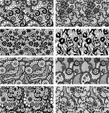 Seamless Lace Pattern Free Vector Download 354x368 Seamless Lace Pattern Free Vector Download