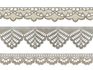 Lace Ribbon Vector