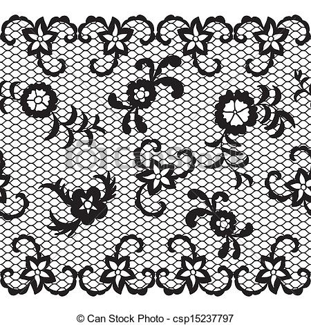 450x470 Seamless Lace Ribbon Elegant Vector Object May Be Used