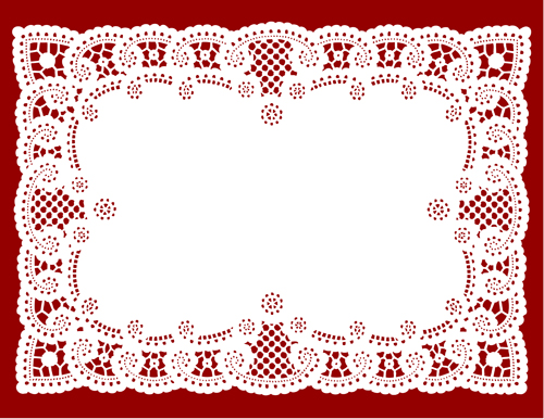 500x386 Vintage Lace Ribbons Vector Free Download