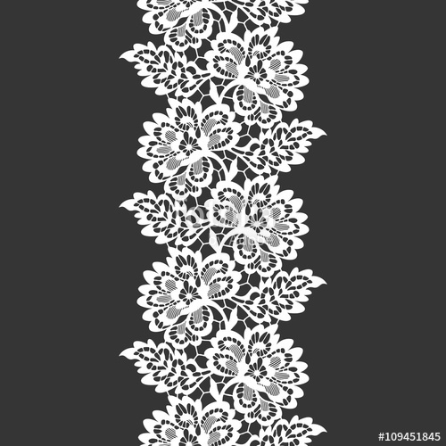 500x500 Lace Ribbon Seamless Pattern Stock Image And Royalty Free Vector