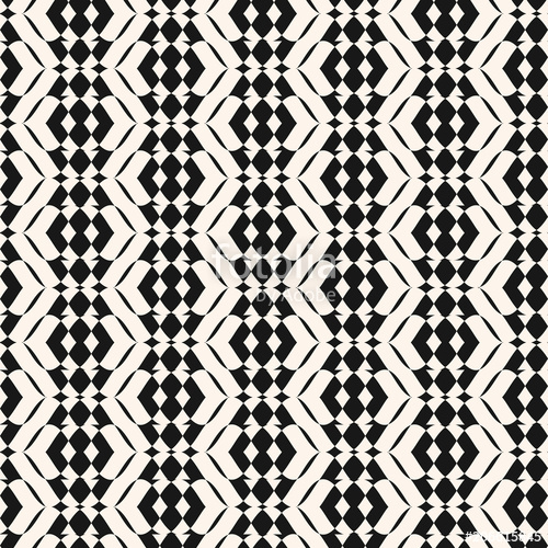 500x500 Monochrome Lace Texture Vector Geometric Seamless Pattern