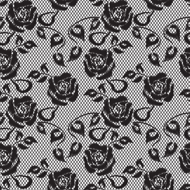 646x646 Retro Lace Pattern Vector Vector Art Graphics