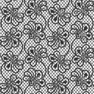 300x300 Royalty Free Stock Photography Lace Vector Fabric Seamless Pattern