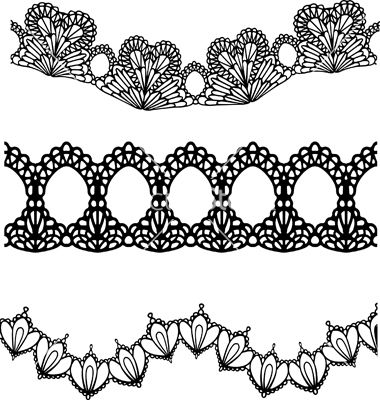 Lace Trim Cliparts 380x400 Lace Trim Cliparts