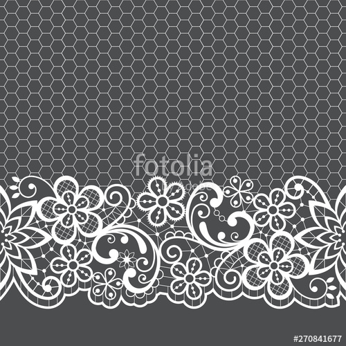 Wedding Lace Vector Pattern, Detailed Retro Ornament, Lace Design 500x500 Wedding Lace Vector Pattern, Detailed Retro Ornament, Lace Design