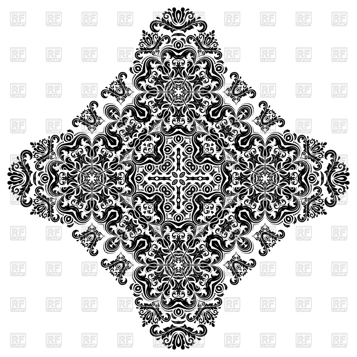 Oriental Damask Lace Vector Image Of Backgrounds, Textures 1200x1200 Oriental Damask Lace Vector Image Of Backgrounds, Textures