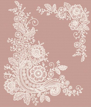 White Lace Clip Art Free Corner Lace Clip Art Vector Art 383x447 White Lace Clip Art Free Corner Lace Clip Art Vector Art