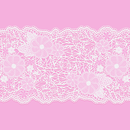 Pink Background With White Lace Vector Material Free Download 500x500 Pink Background With White Lace Vector Material Free Download