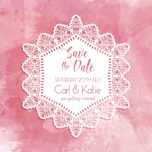 Watercolor Background Of Wedding With Lace Vector Free Download 626x626 Watercolor Background Of Wedding With Lace Vector Free Download