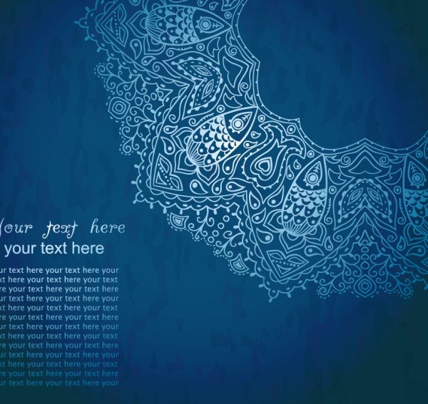 Blue Style Vintage Lace Vector Background For Free Download 600x567 Blue Style Vintage Lace Vector Background For Free Download