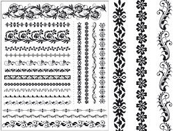 250x188 Free Vector About Corner Lace Pattern For Illustrator Vector
