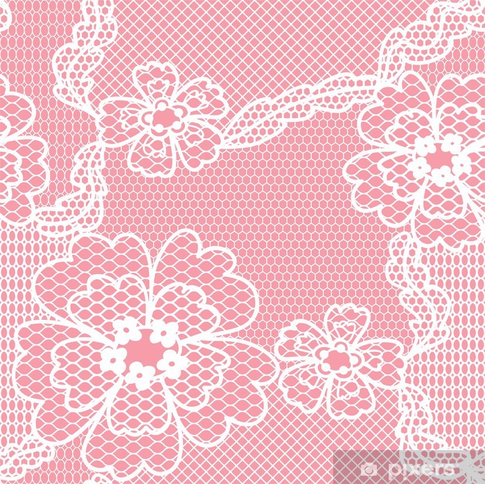 Lace Vector Fabric Seamless Pattern With Flowers Sticker Pixers 700x699 Lace Vector Fabric Seamless Pattern With Flowers Sticker Pixers
