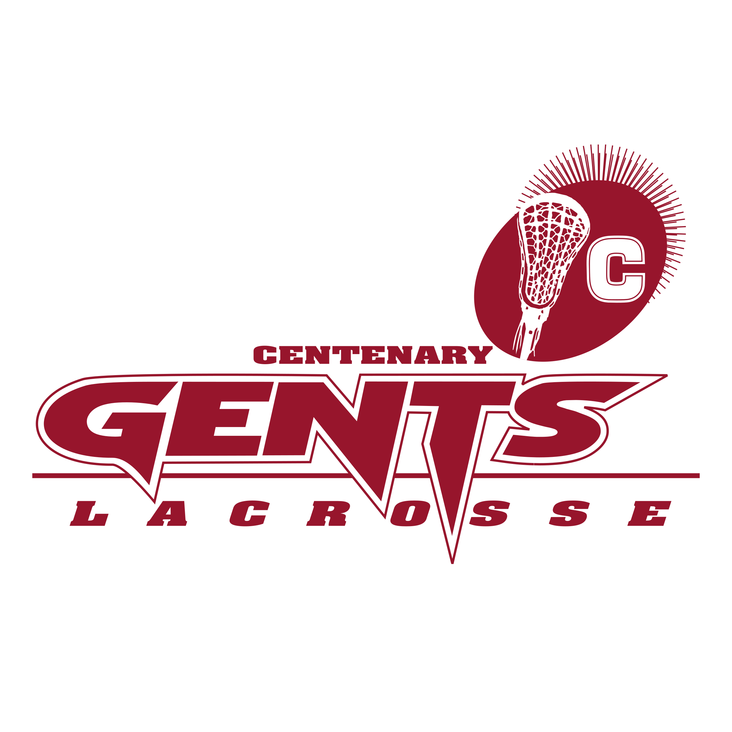 2400x2400 Centenary Gents Lacrosse Logo Png Transparent Vector