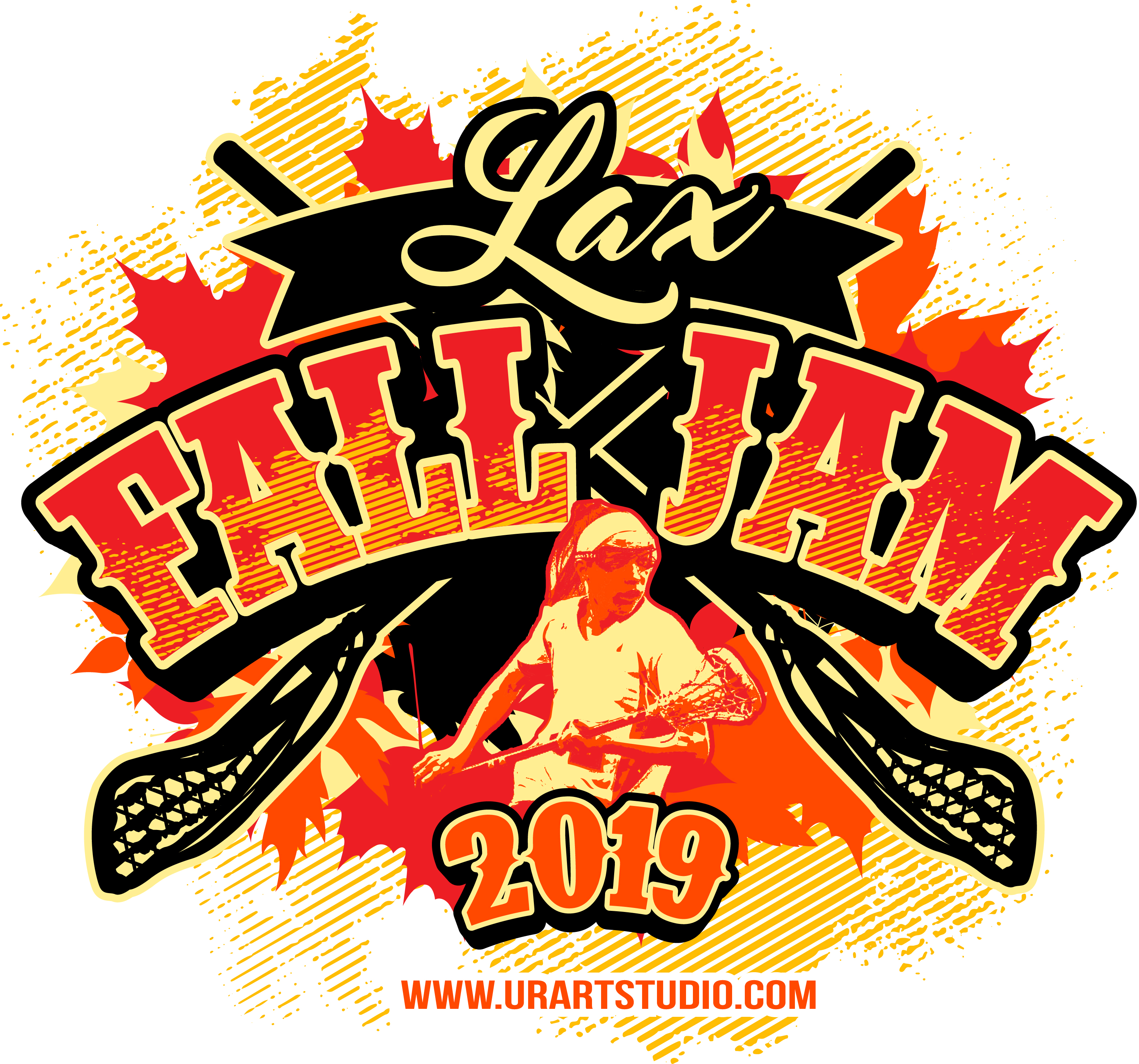 3138x2932 Lax Fall Jam Lacrosse Customizable T Shirt Vector Logo Design