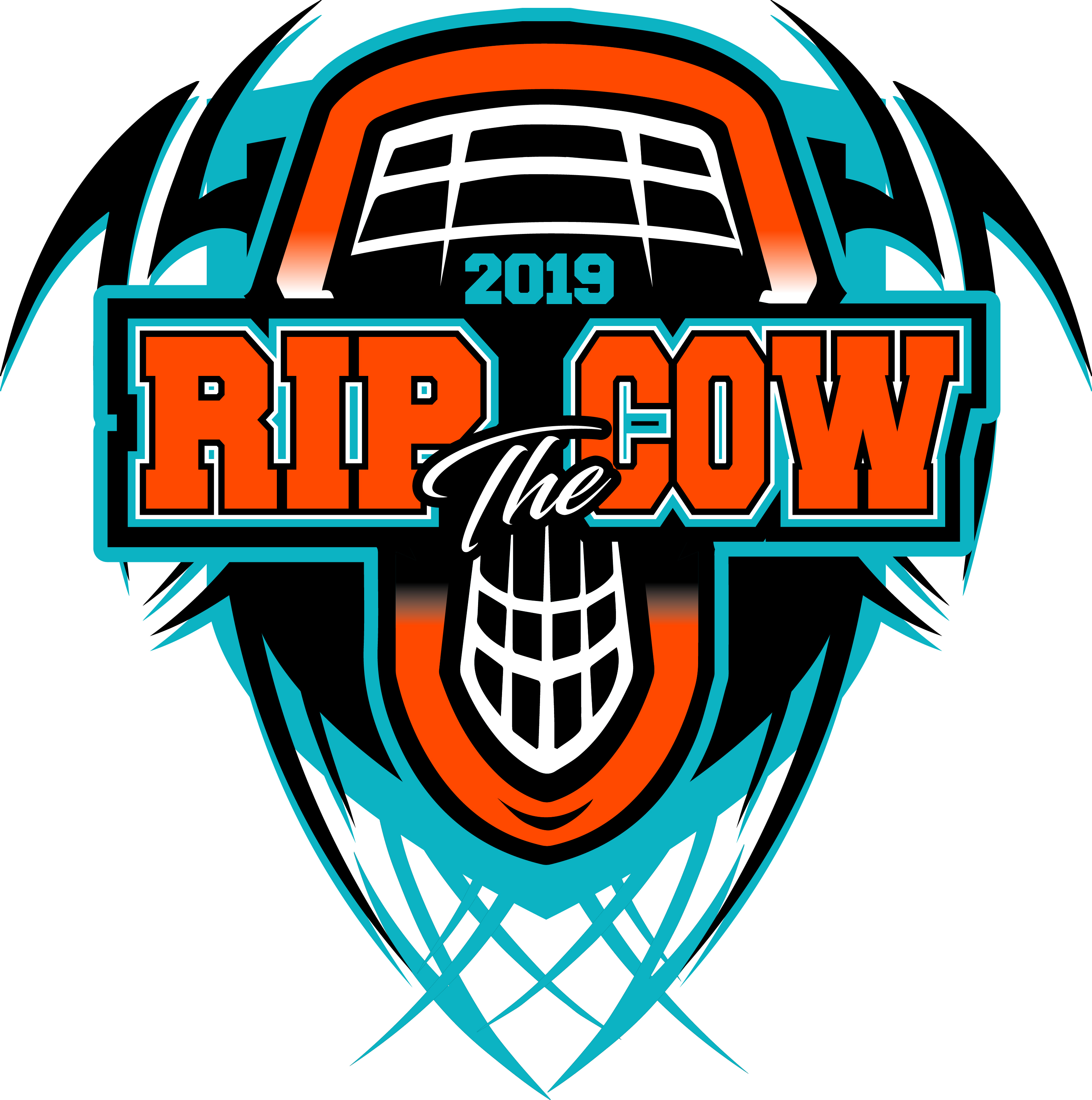 3191x3216 Lacrosse Rip The Cow T Shirt Vector Logo Design For Print