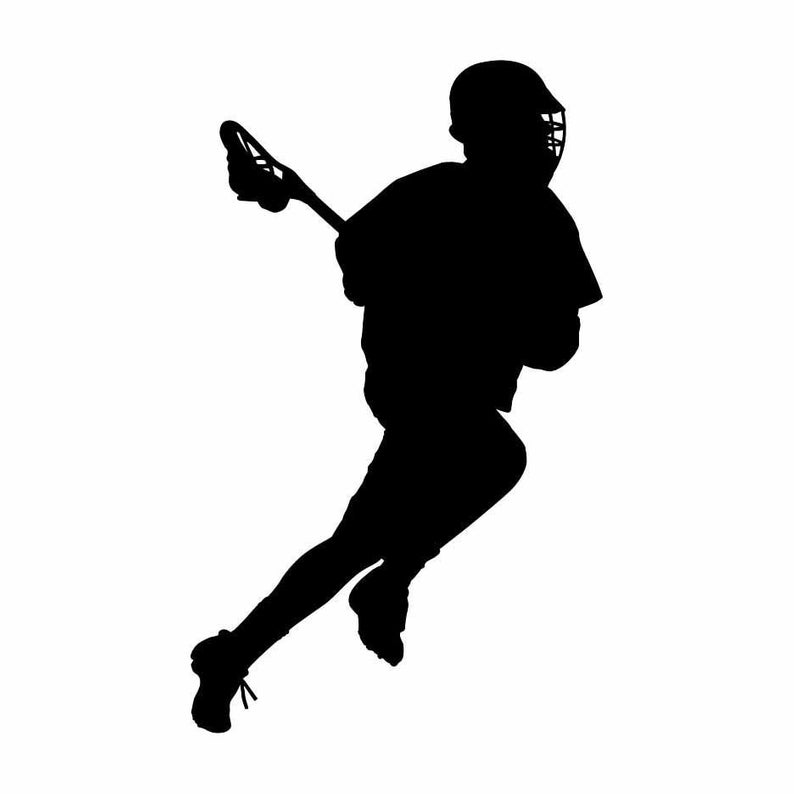 794x794 Lacrosse Player Instant Download Vector A Etsy