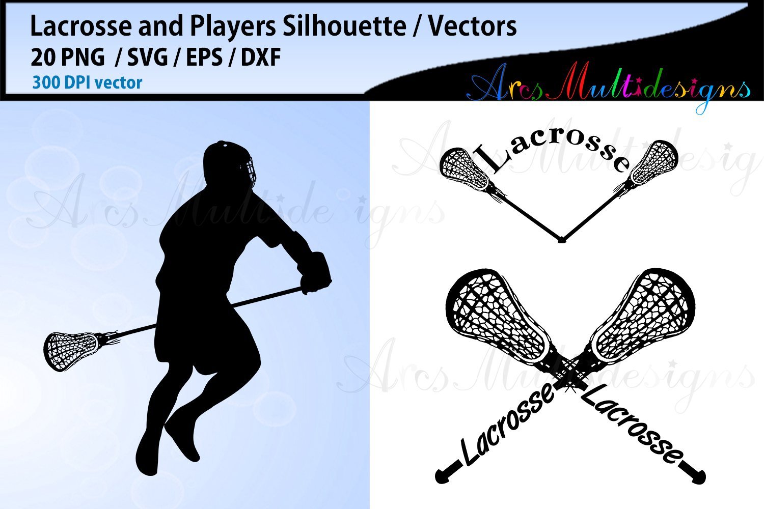 1500x1000 Huge Collection Of 'lacrosse Player Silhouette' Download More