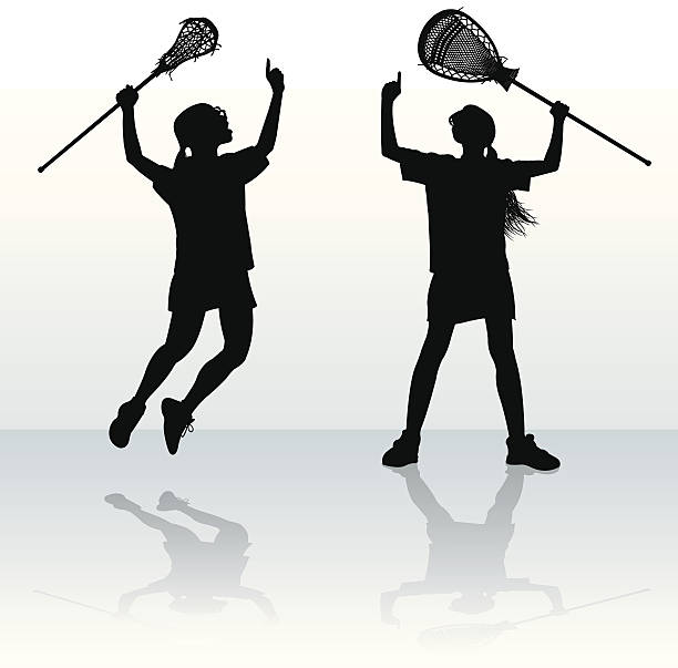 612x603 Lacrosse Girl Silhouette