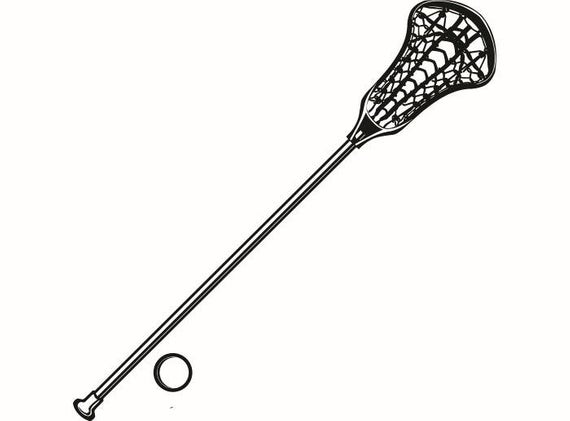 570x421 Lacrosse Stick Ball Equipment Field Sports Game Outfit Etsy