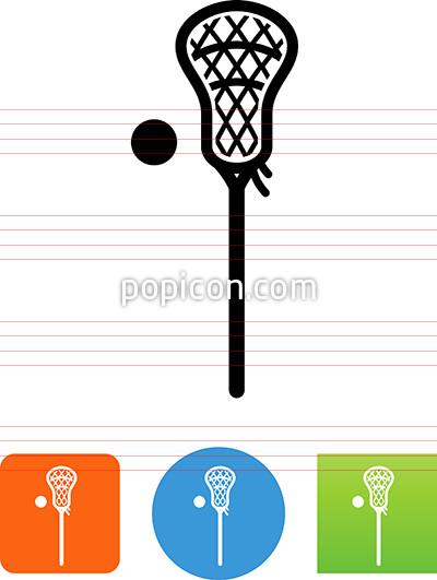 400x531 Lacrosse Stick Icon