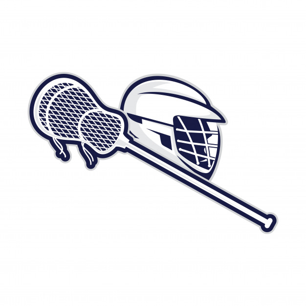 626x626 Lacrosse Stick And Helmet Vector Vector Premium Download