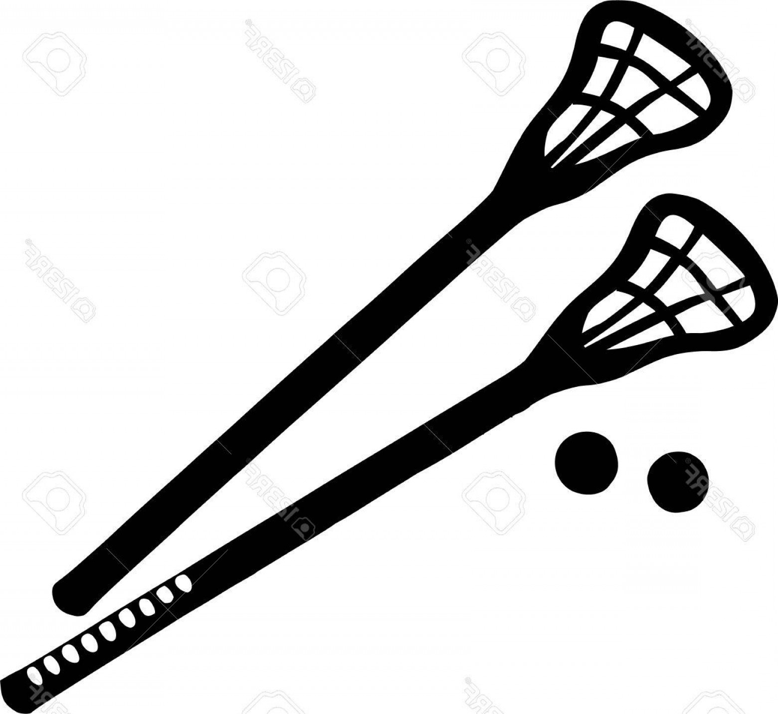 1560x1432 Photostock Vector Lacrosse Sticks With Balls Catchsplace