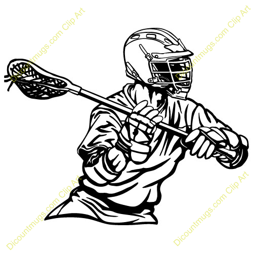 500x500 Lacrosse Clipart Vector