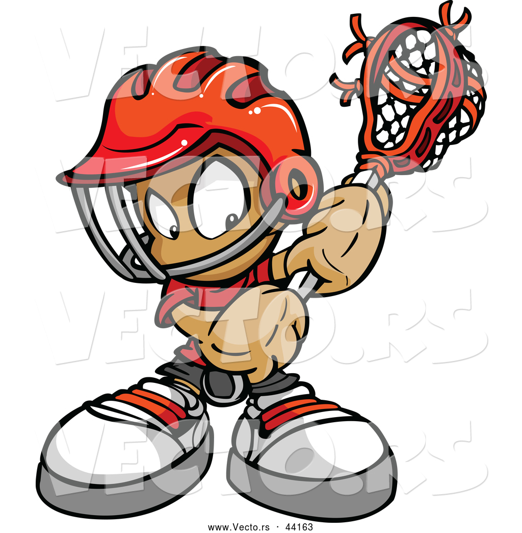 1024x1044 Vector Of A Competitive Cartoon Lacrosse Mascot Boy Holding