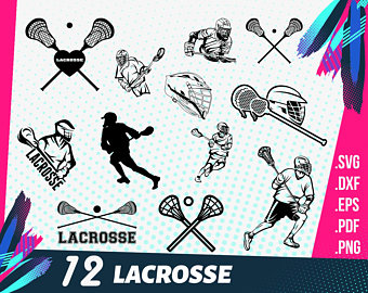 340x270 Lacrosse Vector Art Etsy