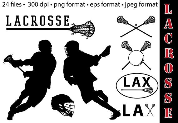 570x395 Sale! Premium Lacrosse Clipart, Vector Graphics, Digital Clip Art