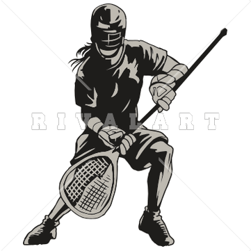 361x361 Sports Clipart Image Of Woman Womens Girls Lacrosse Player Graphic