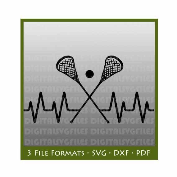 570x570 Heartbeat Lacrosse Lacrosse For Cutting Machine Etsy