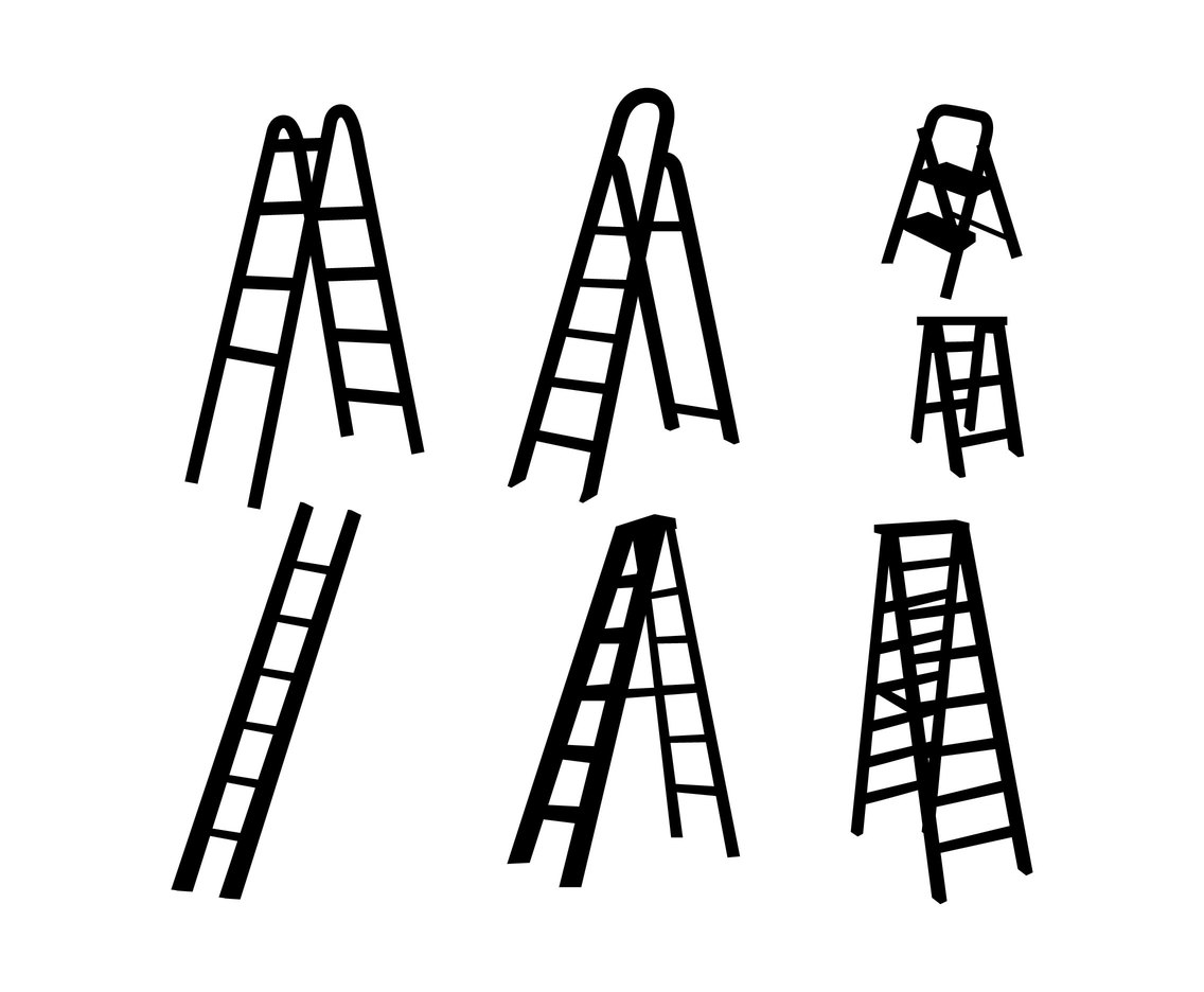1136x936 Ladder Vector Vector Art Graphics