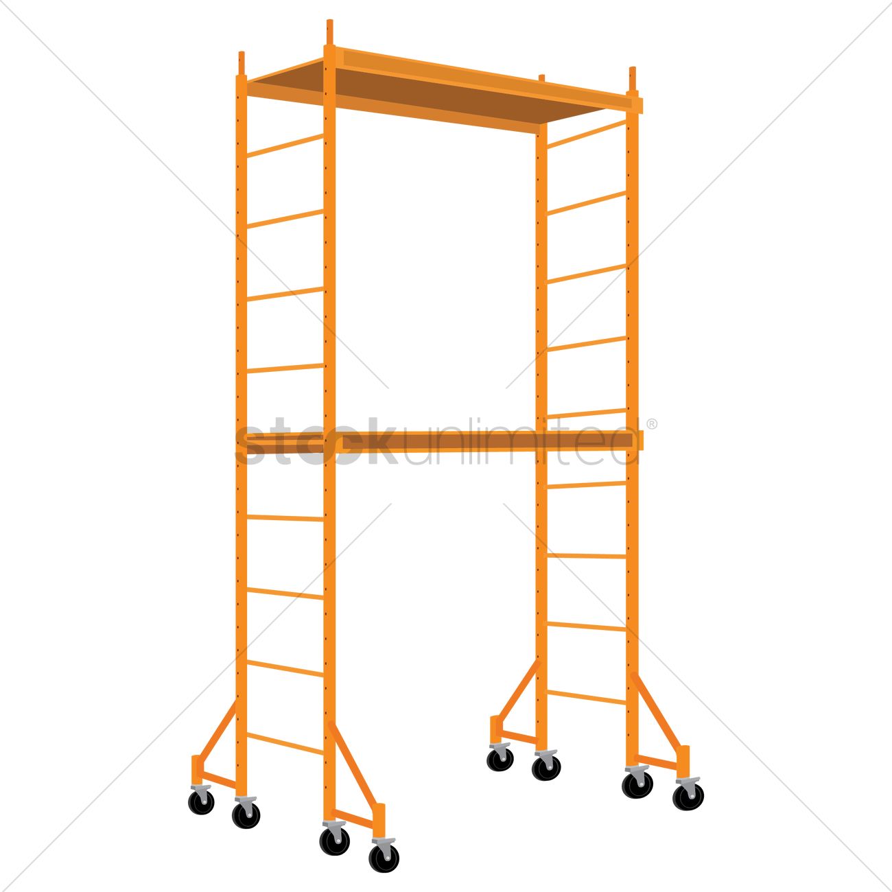 1300x1300 Construction Ladder Vector Image