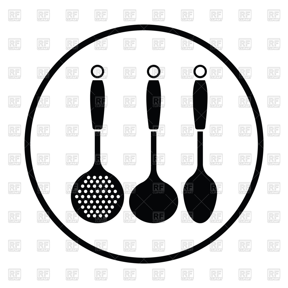 Silhouette Of Ladle Icon Vector Image Of Icons And Emblems 1200x1200 Silhouette Of Ladle Icon Vector Image Of Icons And Emblems