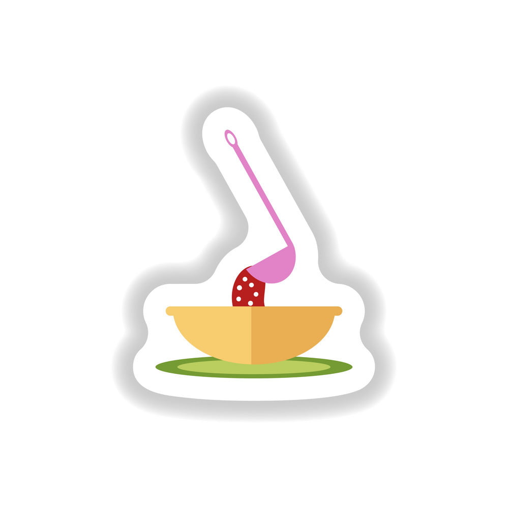 Flat In Black And White Mobile Application Ladle Vector 999x1000 Flat In Black And White Mobile Application Ladle Vector