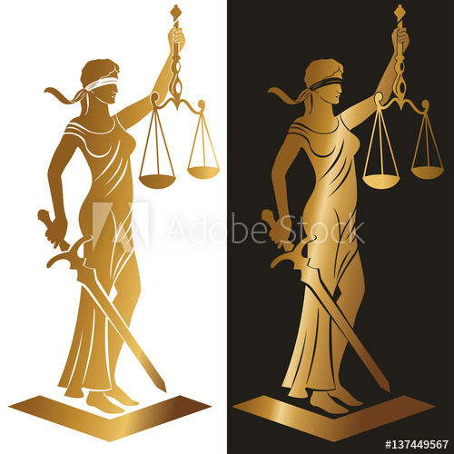 500x500 Lady Justice Gold Justice Goddess Themis, Lady Justice Femida