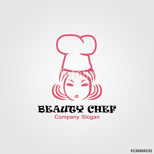Lady Chef Logo Template Design Vector Stock Image And Royalty 500x500 Lady Chef Logo Template Design Vector Stock Image And Royalty