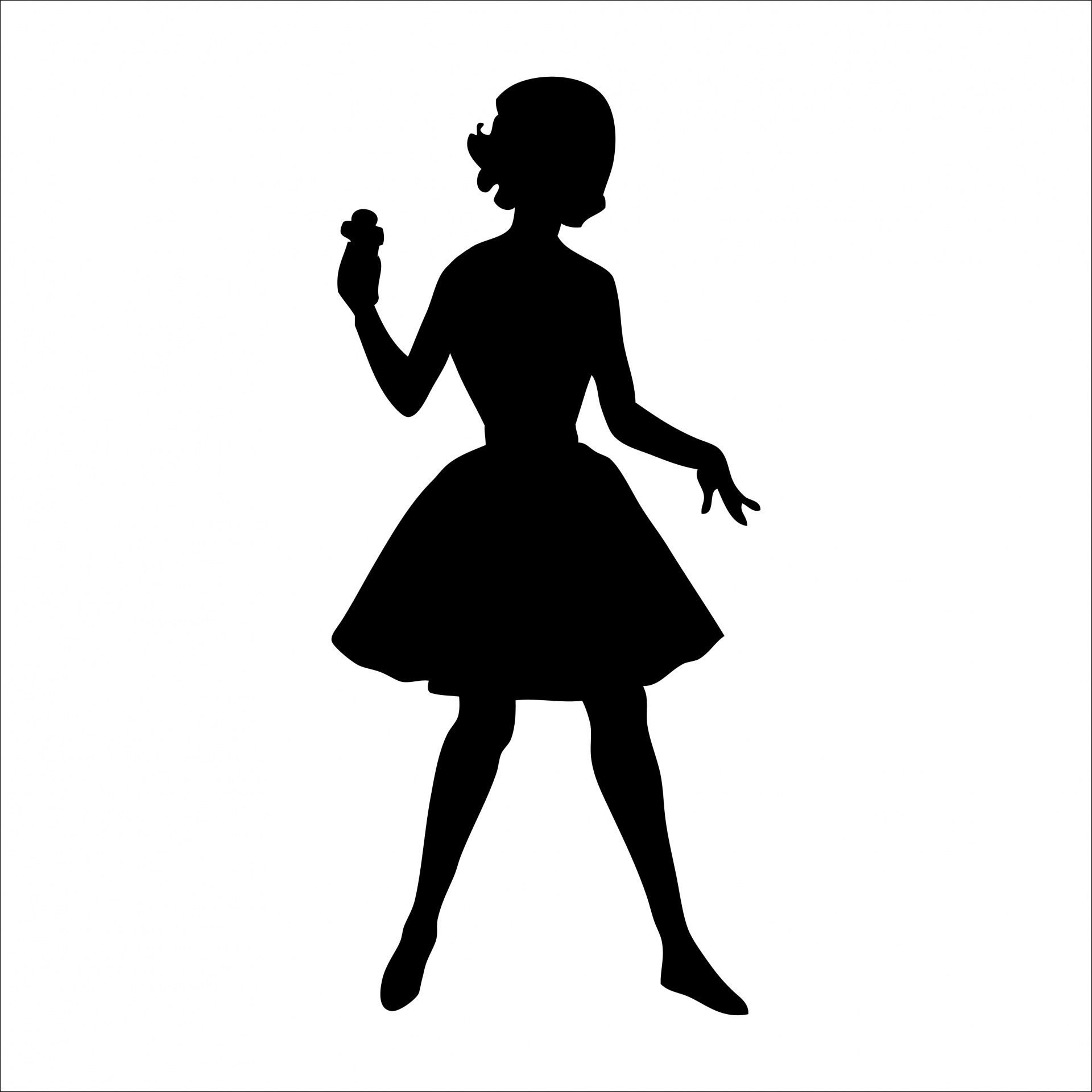 1920x1920 Collection Of 'lady Silhouette Clip Art' Download More Than