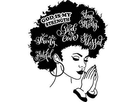 466x350 Yetta Quiller Afro Woman Praying Lord Queen Natural