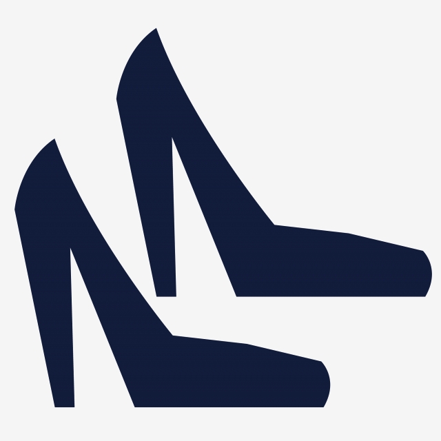 640x640 Lady Vector High Heel Pattern, Blue, High Heel, Vector Png