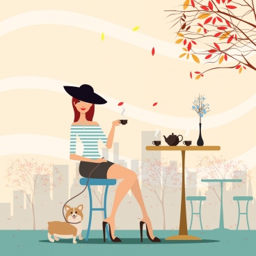 Fashion Lady Vector Free Vector Download 368x368 Fashion Lady Vector Free Vector Download