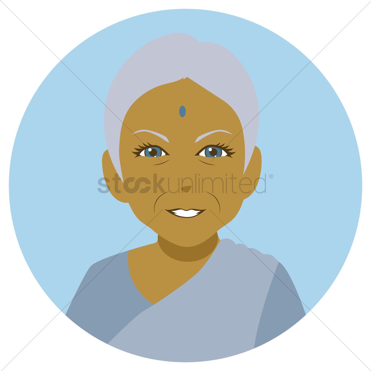 Free Old Indian Woman Vector Image 1300x1300 Free Old Indian Woman Vector Image