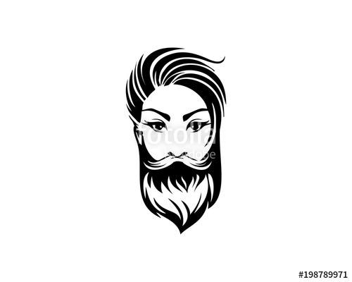 Bearded Lady Vector Stock Image And Royalty Free Vector 500x400 Bearded Lady Vector Stock Image And Royalty Free Vector