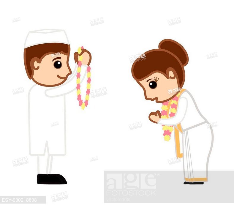 Cartoon Neta Ji Welcomes Politician Lady Vector Illustration 788x700 Cartoon Neta Ji Welcomes Politician Lady Vector Illustration