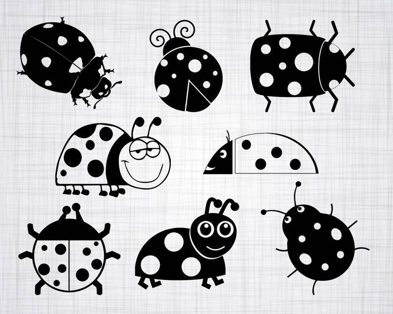 794x635 Ladybug Bundle Ladybug Lady Bug Clipart Cut Etsy